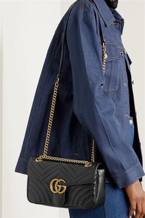 small quilted leather shoulder bag gucci|farfetch gucci shoulder bags.